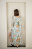 FLORAL AND PRINTED KAFTAN