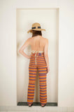 CROCHET MULTICOLOUR DRAWSTRING PANT