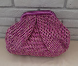 RAFFIA CLUTCH