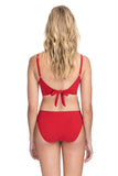RED BUTTON BIKINI