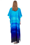MULTICOLOUR BLUE FULL LENGTH KAFTAN