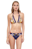 PRINTED TRIANGULAR BIKINI